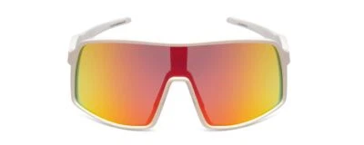 Coyote Python Sport Shield Polarized Sunglasses in White Grey/Gold Mirror 135 mm - Image 1 of 4
