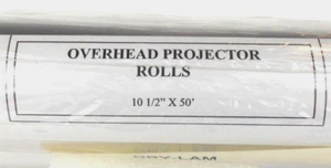 Transparency Write-On Film For Overhead Projectors 10 1/2" Wide x 50' Long TF808 - Picture 1 of 4