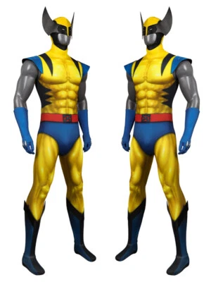 Wolverine DC Comic X-Men '97 Косплей Custome наряд с маской пара когтей мужчин - Изображение 1 из 4
