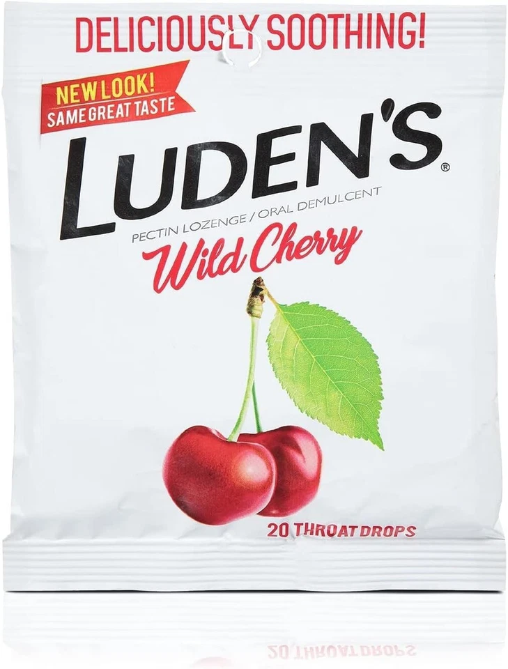 SM Luden's Wild Cherry Throat Drops 20 Count X Pack of 20 - Image 1 of 1