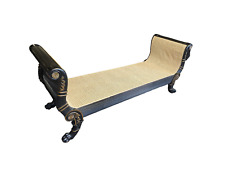 19TH C ENGLISH REGENCY EBONIZED DAYBED MANNER OF GEORGE SMITH