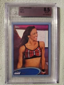 2012 Topps WWE AJ Lee RC Blue Parallel Graded BGS 8.5 - Picture 1 of 2