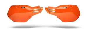 NEW HONDA CR125 CR250 CR500 85-86 ORANGE PLASTIC MOTORCYCLE SIDE PANELS GUARD - Picture 1 of 1