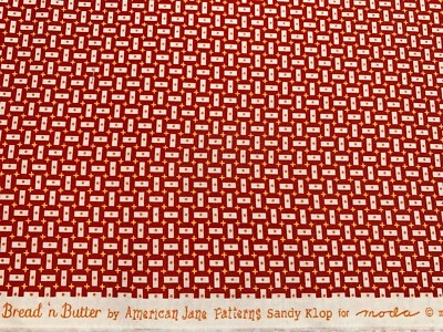 Cotton Fabric 30s Repro BREAD n BUTTER Floral AMERICAN JANE Sandy Klop MODA FQ - Image 1 of 3