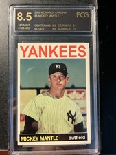 Mickey Mantle’51 Year Card, Graded 8.5 Mint