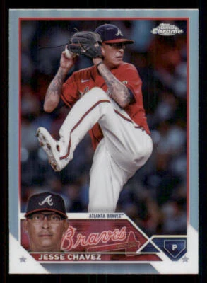 2023 Topps Chrome Update Refractors #USC22 Jesse Chavez - Image 1 of 2