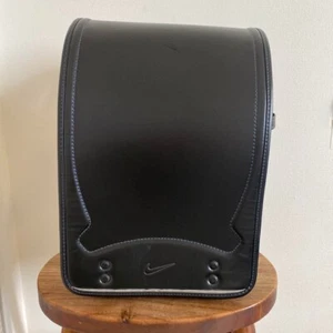Japanese Randoseru School Bag Black Inside Blue NIKE Backpack Used - Picture 1 of 13