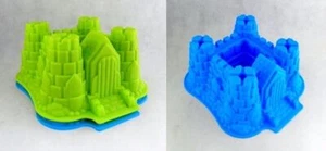 3D Silikon Backform Silikonbackform Ritterburg Kuchenform Backen Geburtstag Burg - Bild 1 von 3