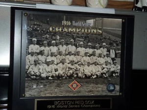 1916 BOSTON RED SOX Team Roster World Series Champions Glossy 8x10 Photo Plaque - Picture 1 of 2