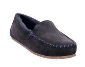 Rohde Hausschuh 7042 56 Blau Nubukleder Pantoffel Slipper Warm Boot 7042 56