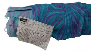 RARE Vintage Fabric Material Rayon 35"w FRANCE Elysee Fabrics NY Orig.Tag 4Yrds+ - Picture 1 of 9