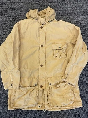 Chaqueta de Campo GAP Vintage Parche Bolsillo con Capucha con Cremallera en Amarillo Mostaza Talla S Foto 1 de 4