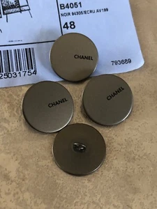 CHANEL 4 CC Logo Buttons  FREE US S/H - Picture 1 of 7