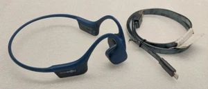 Aftershokz AS650 Trekz Air Bone Conduction Bluetooth Headphones - Blue - Tested - Imagen 1 de 5