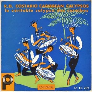 R.D. COSTARIO "VERITABLE CALYPSO DES CARAIBES" EP 1958 PRETORIA 702 - Picture 1 of 2