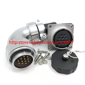 WS28 12Pin Waterproof Connector,10A Aviation Metal Connector LED Plug Socket - Picture 1 of 4