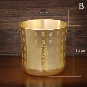 Tea Cups Tea Mug Brass Homeware China Antique Bar Drinkware Ancient Teacup X❤F