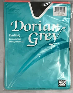 Dorian Grey Da-Ling Transparent Tights Medium Dark Brown (Ala De Mosca) - Picture 1 of 3
