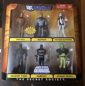 DC Universe Justice League Unlimited The Secret Society 6 Pack Figures JLU