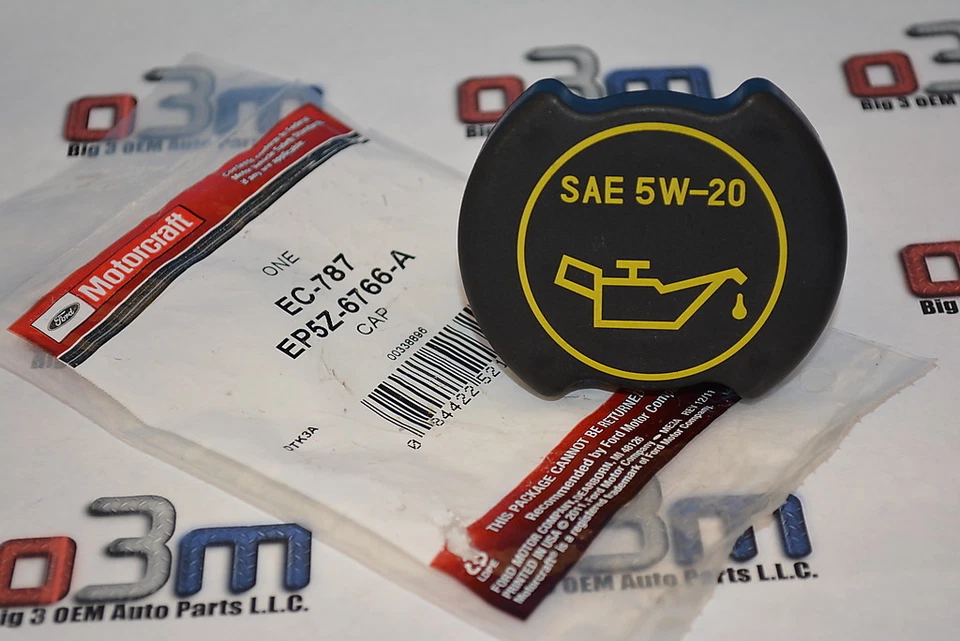 Tapa de llenado de aceite de media vuelta Ford Lincoln Mercury 5W20 nueva OEM EP5Z-6766-A EC-787 Foto 1 de 2