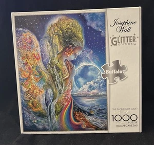 Buffalo The Sadness of Gaia  1000 Piece Puzzle Glitter Edition - Picture 1 of 3