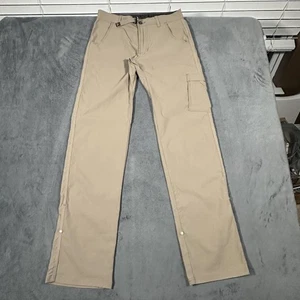 PrAna Stretch Zion Pants Mens 30x36 Hiking Outdoor Snap Leg Vents M4ST36116 - Picture 1 of 15