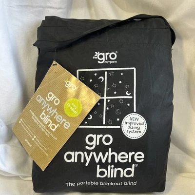 The Gro Company Anywhere Portable Suction Cup Blackout Blind - Black 198 X 130cm - Image 1 of 4