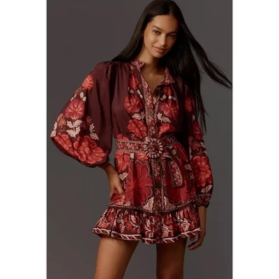 nwt ANTHROPOLOGIE x FARM RIO sz XL Gio Tapestry Dress - Image 1 of 4