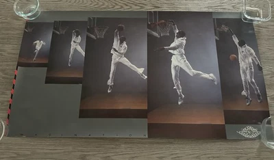 MICHAEL JORDAN NIKE AIR JORDAN IMAGINATION VINTAGE ORIGINAL POSTER 21 x 38 1987 - Image 1 of 4