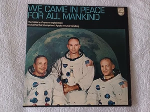 plays vg/vg Apollo 11 Moon Landing 1969 philips 88463 dl g/f sleeve ex label x - Bild 1 von 9
