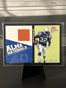 Fleer Platinum 2003 #AM-EJ Edgerrin James Alma Materials - Imagen 1 de 2