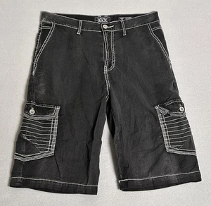 Buckle BLACK Shorts Men Size 31 Cargo Athletic Fit 12" Inseam Distressed EC - Picture 1 of 12