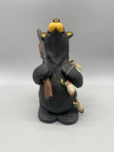 Bearfoots Bears de Jeff Fleming DRAKE HUNTER Oso con patos y estatuilla de pistola - Imagen 1 de 8