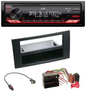 JVC Bluetooth USB DAB MP3 Autoradio für Ford Fusion Transit Kuga 05-12 schwarz - Bild 1 von 8