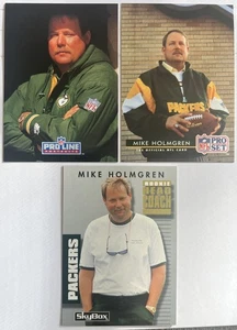 (3) Mike Holmgren 1992 Skybox Primetime Pro Set Line RC Lot 148 180 392 ESE QTY - Picture 1 of 2