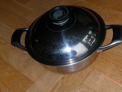 AMC Induction Topf Kochtopf mit Deckel mit Visiotherm 4,4 Liter 24 cm Ø - Bild 1 von 4