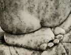 1960/72 ANSEL ADAMS Vintage Gravestone Statue Foot Toe Sculpture Photo Art 8X10