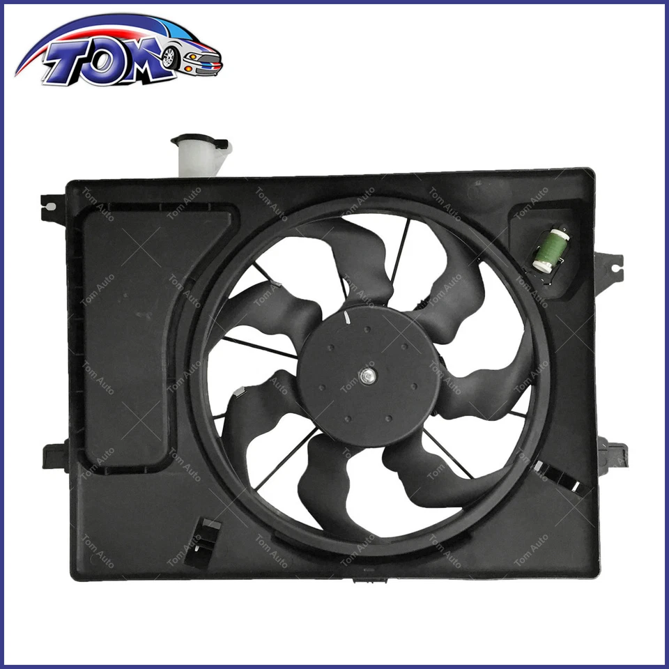 NUEVO CONJUNTO VENTILADOR REFRIGERACIÓN RADIADOR HYUNDAI ELANTRA 2011-2015 KIA FORTE 2014 Foto 1 de 4