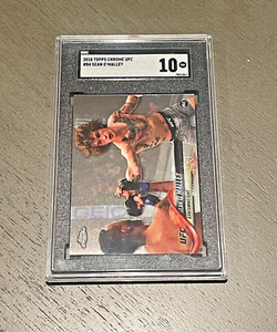 2018 Sean O'Malley Topps Chrome UFC Rookie #84 SGC 10 Gem Mint