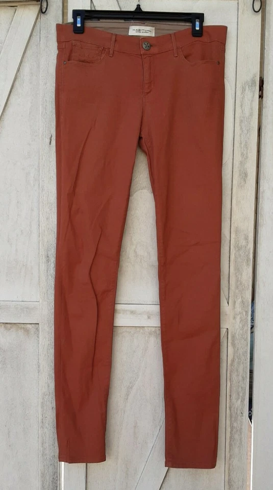 Habitual Orange Faded Skinny Jeans Size 28. Rare. - Image 1 of 4