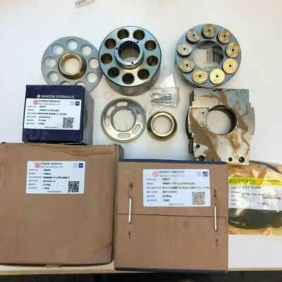 VRD63 HYDRAULIC PUMP PARTS FITS CATERPILLAR CAT E110B E120B BLOCK CYLINDER VALVE - Image 1 of 4
