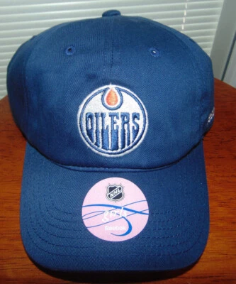 NHL Sombrero Hockey REEBOK Niñas 7-16 EDMONTON OILERS Gorra Azul Naranja Ajustable NUEVO Foto 1 de 4