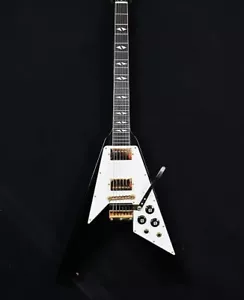 Jimi Hendrix Signature '69 Flying V E-Gitarre schneller Versand Mahagoni Korpus MG - Bild 1 von 4