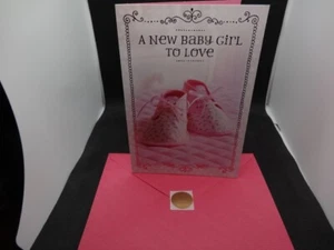 HALLMARK NEW BABY GIRL TO LOVE NEWBORN FEMALE CHILD CONGRATULATIONS CARE CARD - Picture 1 of 3