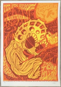 2003 High on Fire TeePee Records - NYC Silkscreen Concert Poster by James Decker - Picture 1 of 1