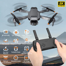 2022 New RC Drone With 4K HD Dual Camera WiFi FPV Foldable Quadcopter +3 Battery