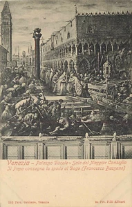 Postal Religión Cristiano Francesco Bassano Flota Veneciana en San Marcos C. 1906 - Imagen 1 de 2