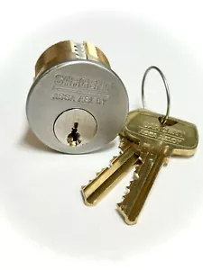 SARGENT MORTISE CYLINDER, 1", 26D, LA KEYWAY 6 PIN, NEW NEVER USED, 2 KEYS - Picture 1 of 4