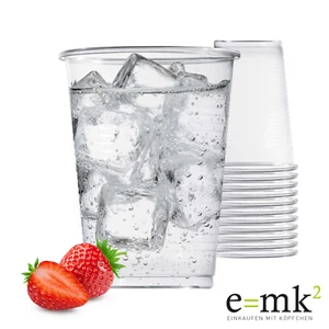 TRINKBECHER KLAR 1000 STÜCK 0,2L PP PLASTIK EINWEGBECHER AUSSCHANKBECHER KARTON - Bild 1 von 3