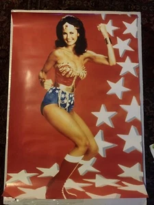 LYNDA CARTER WONDER WOMAN Show 80s Posters Teen TV Movie Poster 24X33.3/4 - Picture 1 of 7